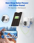 Solar Battery Powered Wireless Security Camera System Outdoor With 10  Monitor