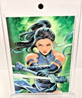Psylocke Sketch Card Lot  2      X   men Marvel     1 1 Original Hand   drawn Art     