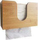 Paper Towel Dispenser Wall Mount bamboo Trifold Paper Towel Dispenser Countertop