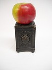 Antique Cast Iron State Safe Still Bank-as Is