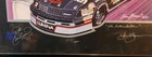 Sam Bass Lithograph Dale Earnhardt Signed Bf Good Wrench In Frame 28x22