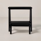 18  Wood Kitchen Step Stool - Black - Hearth   Hand With