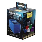 Dragon Shield Strongbox Deck Box Clear Blue  Holds 100  Double Sleeved Cards  Ac