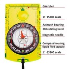Waterproof Outdoor Compass For Hiking Camping Backpacking Orienteering Map Readi