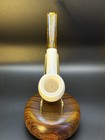 Vintage Nos Nib Chacom Brummer Billiard 944 Meerschaum Lined Tobacco Pipe  2
