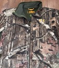 Under Armour Scent Control Mossy Oak Camo Hunting Jacket Full Zip Insulated Sz L