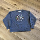 Vintage Looney Tunes Sweatsuit Set Women s L Warner Bros Fleece Y2k Athleisure