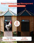 Vevor Battery Powered Automatic Chicken Coop Door With Timer Anti-pinch Design