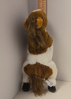 Fao Schwarz Horse Brown White Plush Stuffed Animal Toy 14    Brown White Pony
