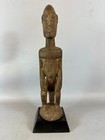 230814 - Old African Dogon Sculpture On Stand - Mali 