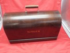 Vintage Singer Sewing Machine Bentwood Carrying Case 3 4 Size 99 128 Top