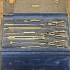 Vintage Complete Dietzgen    designo    1098 Lc Drafting Tool Set Free Ship