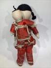 Vintage 9   fabric Cloth Handmade Chinese Doll Woman Carrying 5 5  Baby China