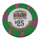 Golden Nugget Casino Lake Tahoe Nevada  25 Chip 2023