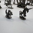 Vintage 1980 s Spoontiques Pewter Fantasy Lot 12 Figurines Wizards Dragons Unico