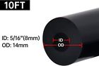 Silicone Vacuum Tubing Hose Line Id 8mm  5 16   10ft 130psi Max Pressure Black