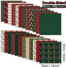 Christmas Scrapbook Paper Pad 12   12 24 Sheets Frame Material Paper double-sided