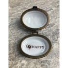 Cute Bee Hinged Trinket Box Pill Box Keepsake Jewelry Storage