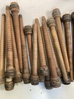 Wood Bobbins Spools Industrial Style 3 -8 75  Wooden Quills Mixed Lot-30