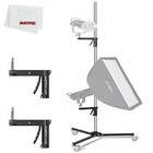  Al250 Steel Wheeled Mobile Heavy Duty Light Stand For Photography W sliding 