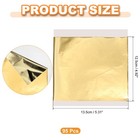 95pcs Imitation Gold Leaf Sheets For Gilding  5 3  X 5  Champagne Silver Gold