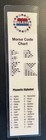 Patriotic Morse Code Chart   Phonetic Alphabet Bookmark   military international