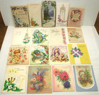 49 Vintage Greeting Cards 1940 s And 1950 s All Christian Religious Mixed Lot