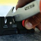 Outdoor Edge Edge-x Two-stage Sharpener Pivoting X-base Course Carbide   Ceramic