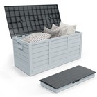Garden Foldable Fast Installation 8min In outdoor Storage Box 75 Gal With Wheels