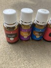Young Living Essential Oil Lot Of 5  15 Ml Bottles Mostly Full  Variety Misc 