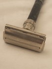 Vintage Gillette Double Edge Safety Razor Adjustable - Black Handle