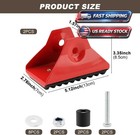 2 Pack Aluminum Anti-skid Shoe Feet For Extension Ladders Replacement Parts Rubb
