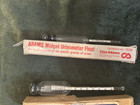 Rare 3-pc Antique Urine Sample Hydrometers Medical Glass 1800   s New In Box