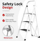 Step Ladder Folding Step Stool For Adults With Anti-slip Pedal 330 Lbs Capacity 