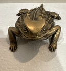 James Avery Bronze Horned Toad Paperweight