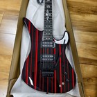 Schecter Synyster Gates Custom-s Electric Guitar - Black   Red Stripes