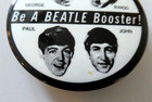 Vintage Beatles Event Button  Rare   be A Beatles Booster  June 12-13 1964 Vg 