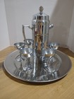 Vtg Barware Set   Kitchen Chrome Cocktail I Piece Set Art Deco 1930 s - 1950 s
