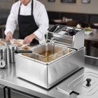 1700w 6l Commercial Electric Deep Fryer Restaurant 316 Stainless Steel 10 5qt