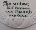 Russ Irish Blessing Wall Hanging Plaque 29629 Shamrock May Your Troubles Be Less