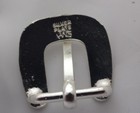 Engraved Sterling Silver Plate 3 Piece Belt Buckle Loop Tip 1 2   Horse Tack New