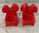 Fisher Price Little People Chairs Mickey   Minnie Mouse Disney Toy Play Set Lot