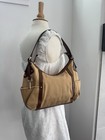 Fossil 1954 Vintage Brown Canvas Leather Trim Shoulder Bag