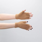 Winter Fingerless Gloves Open Finger Black Soft Warm Knitted Glove Unisex  aus 