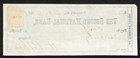 The Second National Bank 1879 Freeport  Il  20 Bank Check W  Tax Stamp