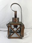 Antique Arts   Crafts Copper Brass Outdoor Sconce Porch Light Primitive