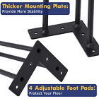 Hairpin Table Legs Set Of 4 Furniture Metal Legs With Rubber Floor Protector