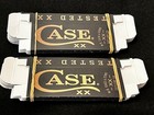 Lot 8 Case Xx Empty Pocket Knife Storage Boxes Black   Gold 8  Free Shipping New