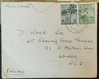 Z cey-201  Ceylon 1952  2  Vintage Forces Airmail Covers From Ceylon To London