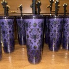 Disney Parks 2026 Starbucks Haunted Mansion Wallpaper Tumbler Bubble Wrapped 
